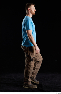Victor  1 blue t shirt brown shoes brown trousers…